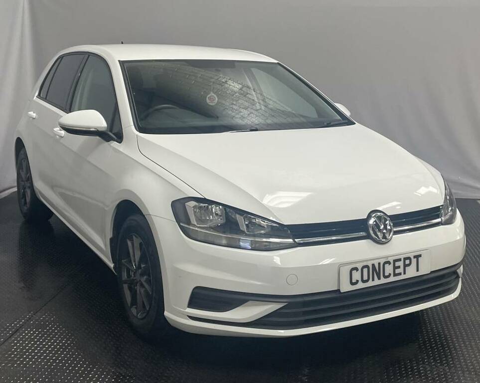 Volkswagen Golf Hatchback 1.0 Tsi S White #2