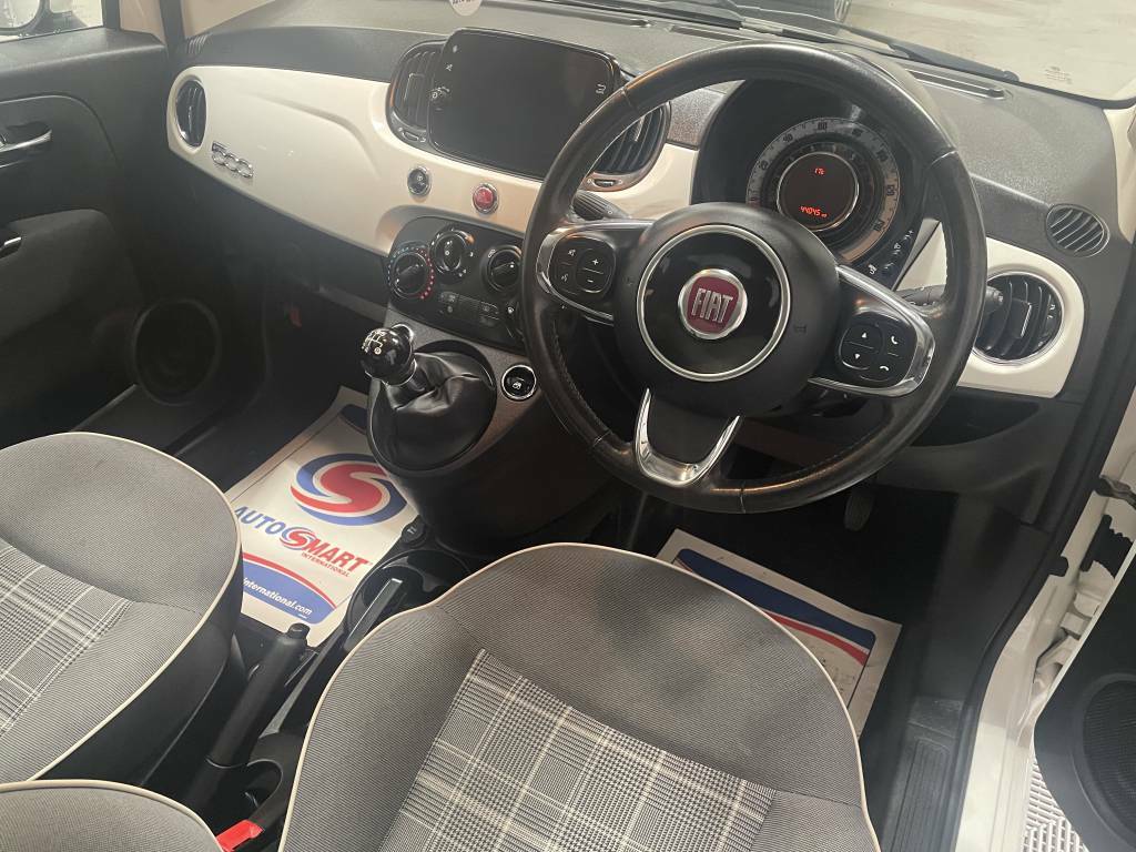 Fiat 500 Hatchback 1.2 Lounge  White #4