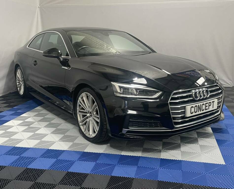 Audi A5 Coupe 2.0 Tfsi S Line Black #2