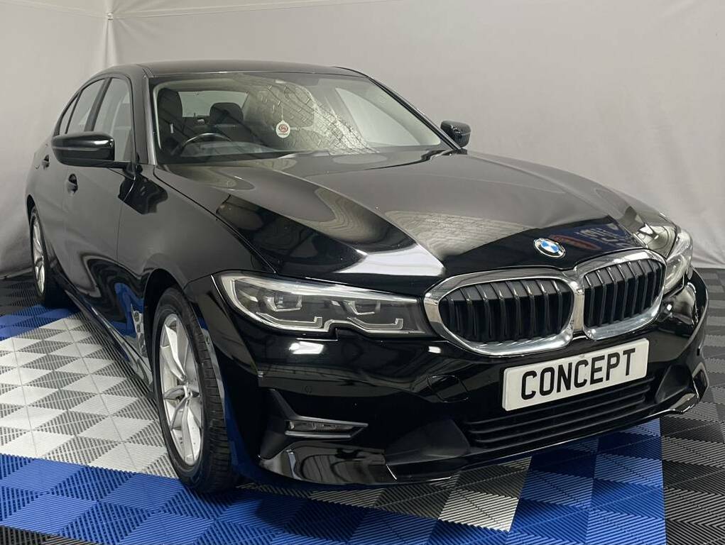 BMW 3 Series Saloon 330E Se Pro Black #2