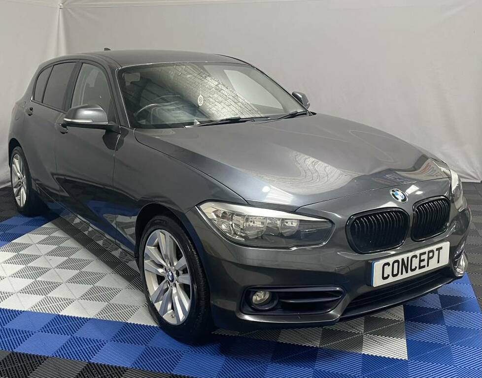 BMW 1 Series Hatchback 118D Sport Grey #2