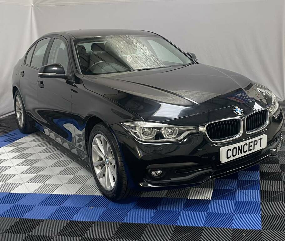 BMW 3 Series Saloon 318D Se Black #2