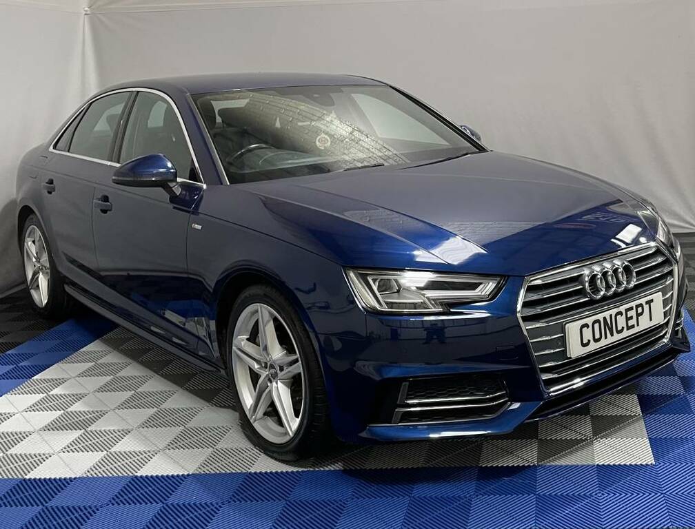 Audi A4 Saloon 2.0 Tdi 190 S Line Blue #4