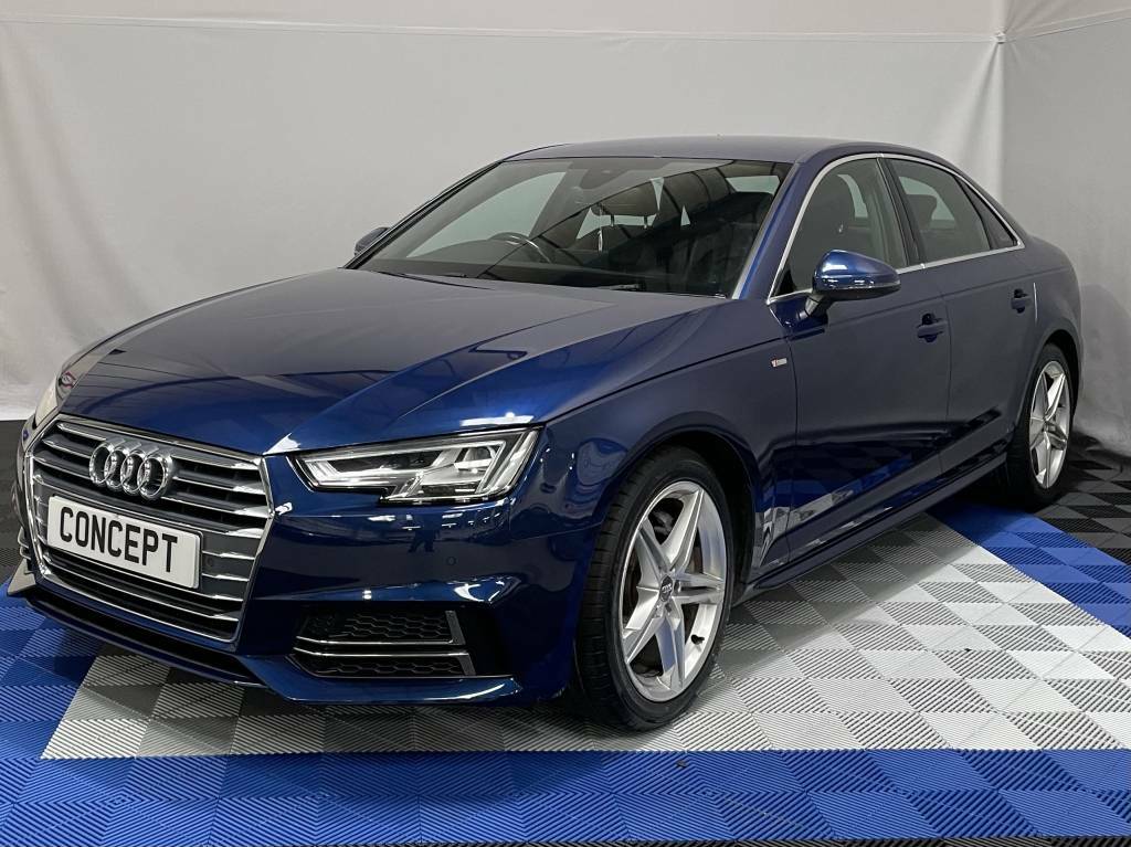 Audi A4 Saloon 2.0 Tdi 190 S Line Blue #2