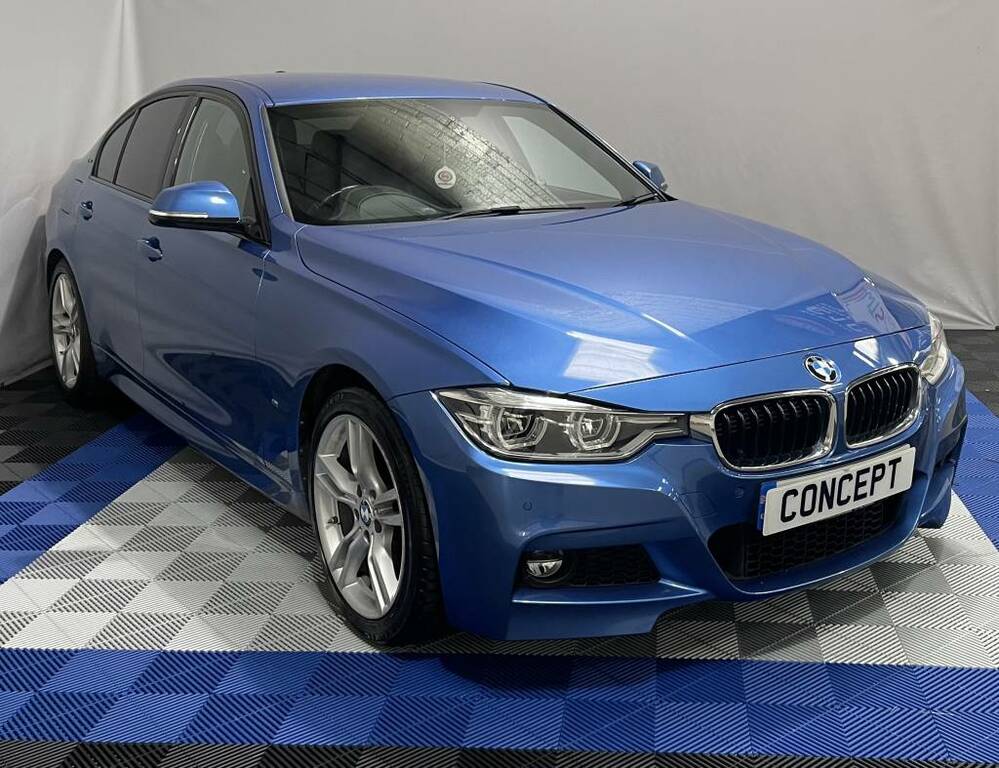 BMW 3 Series Saloon 330E M Sport Blue #2