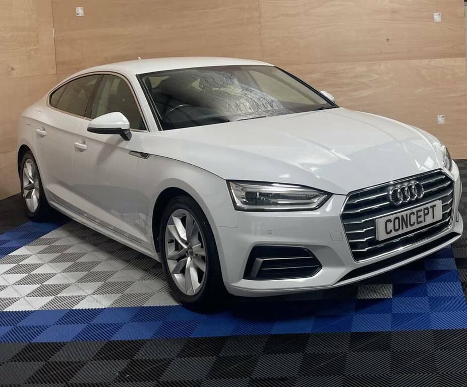 Audi A5 Sportback 2.0 Tdi Ultra Sport White #2