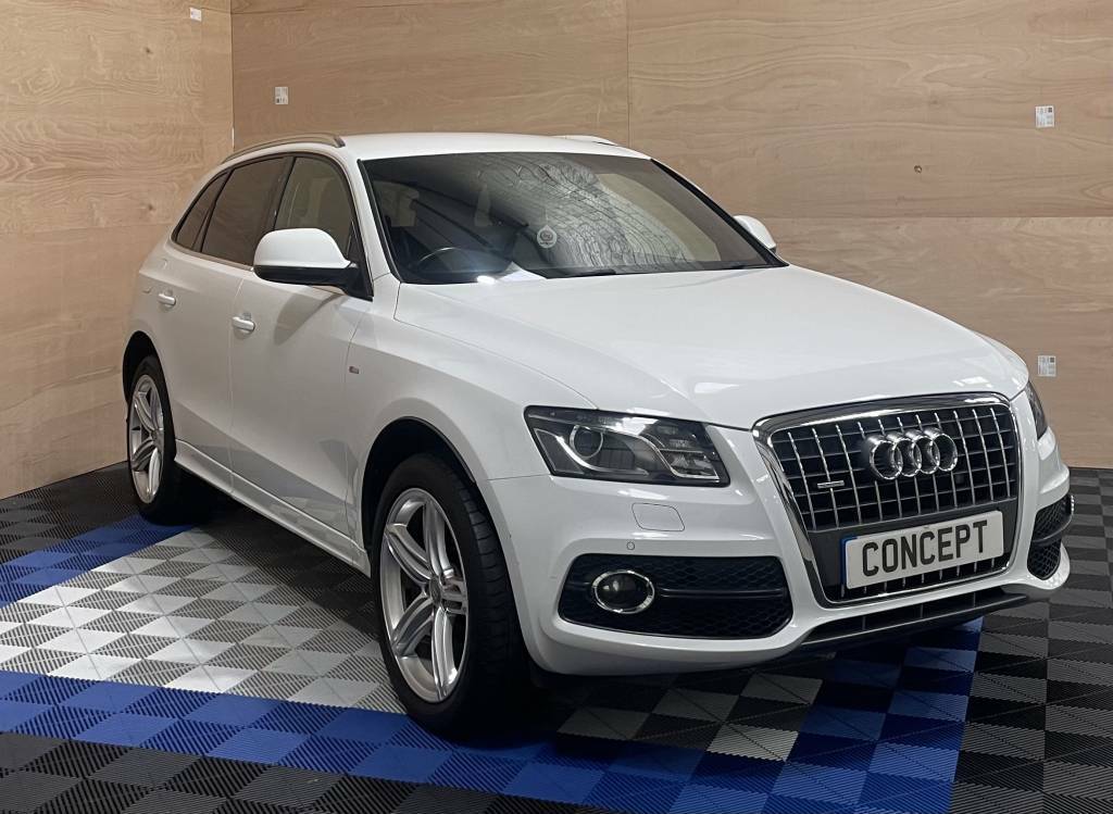 Audi Q5 Estate Special Editions 2.0 Tdi Quattro S Line Plu White #2