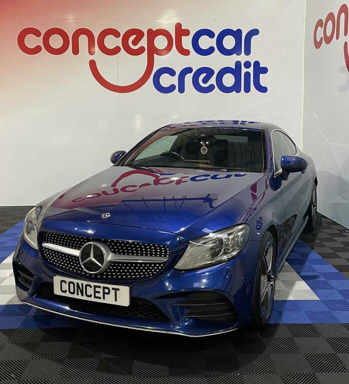 Mercedes-Benz C Class Coupe C220d Amg Line Premium Blue