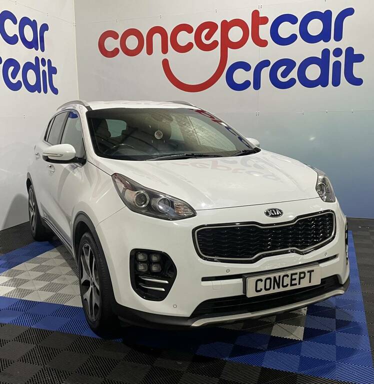 Kia Sportage Estate 1.7 Crdi Isg Gt-line White #2