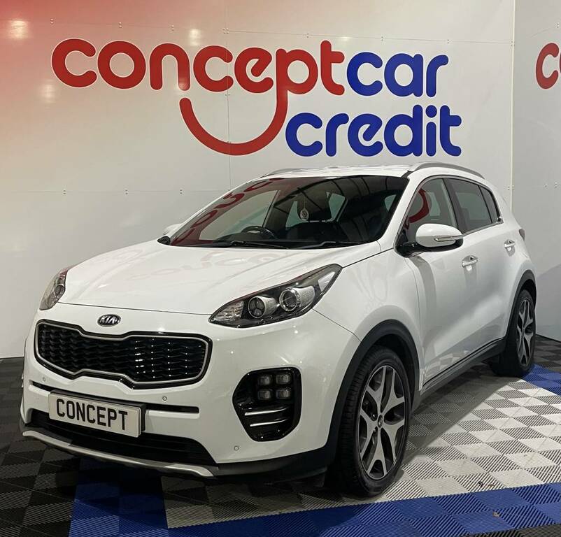 Kia Sportage Estate 1.7 Crdi Isg Gt-line White