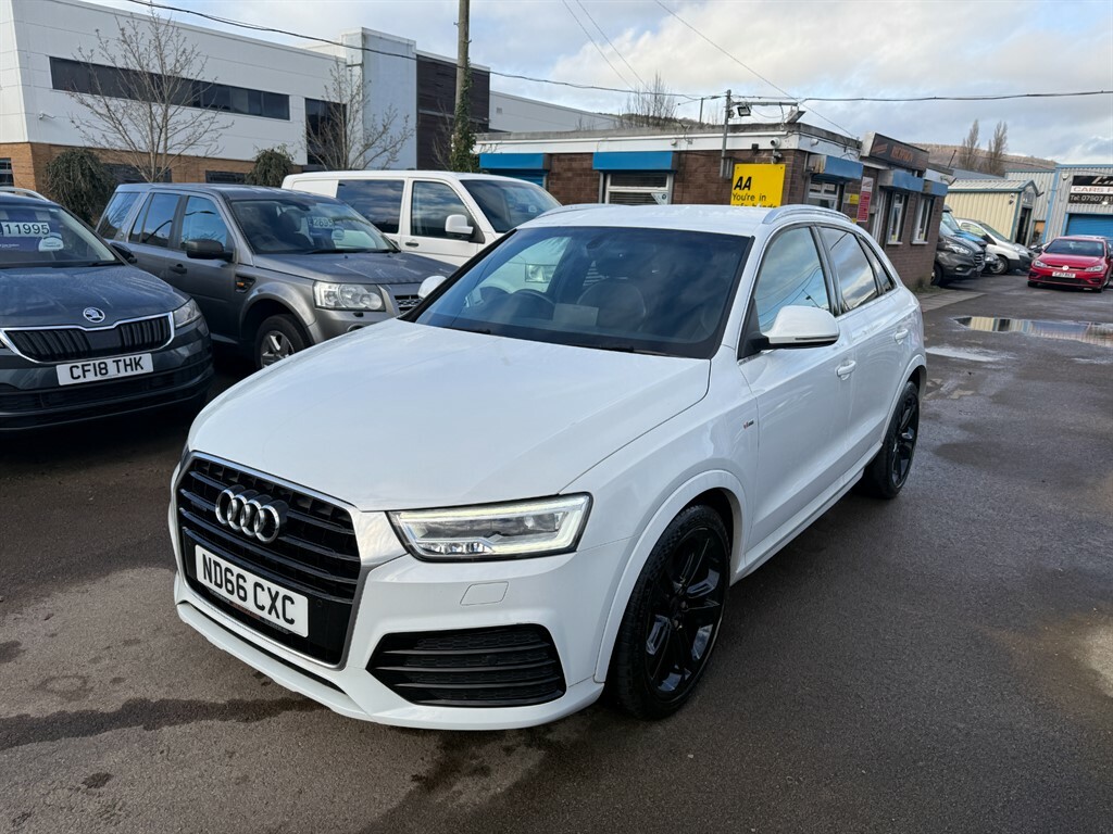 Audi Q3 Tdi Quattro S Line Plus ND66CXC White #3