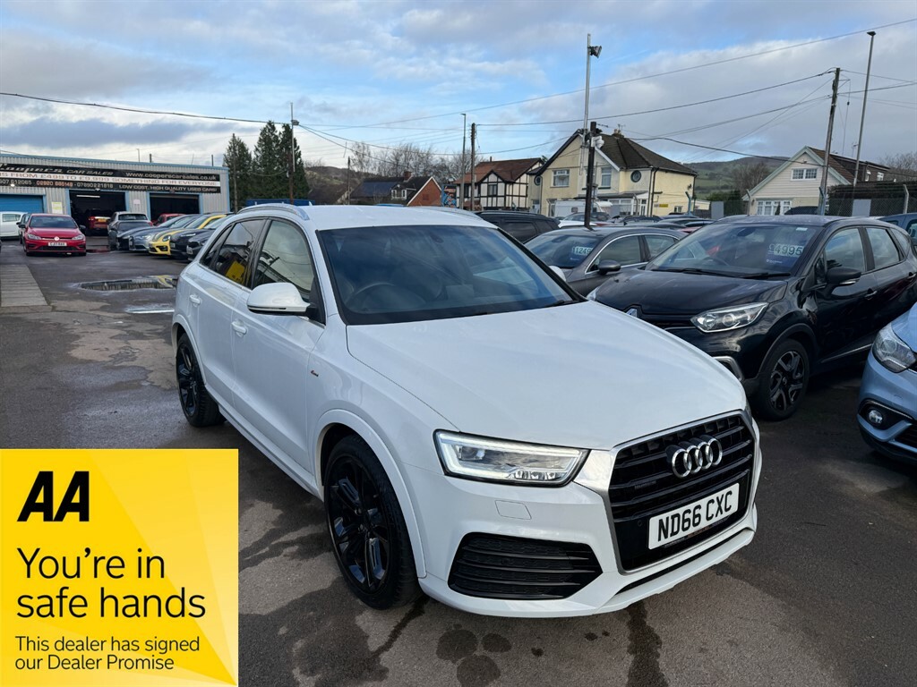 Audi Q3 Tdi Quattro S Line Plus White