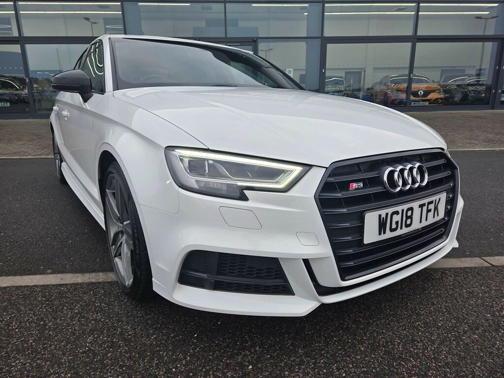 Audi S3 2.0 Tfsi Black Edition S Tronic Quattro Euro 6 S WG18TFK White #6