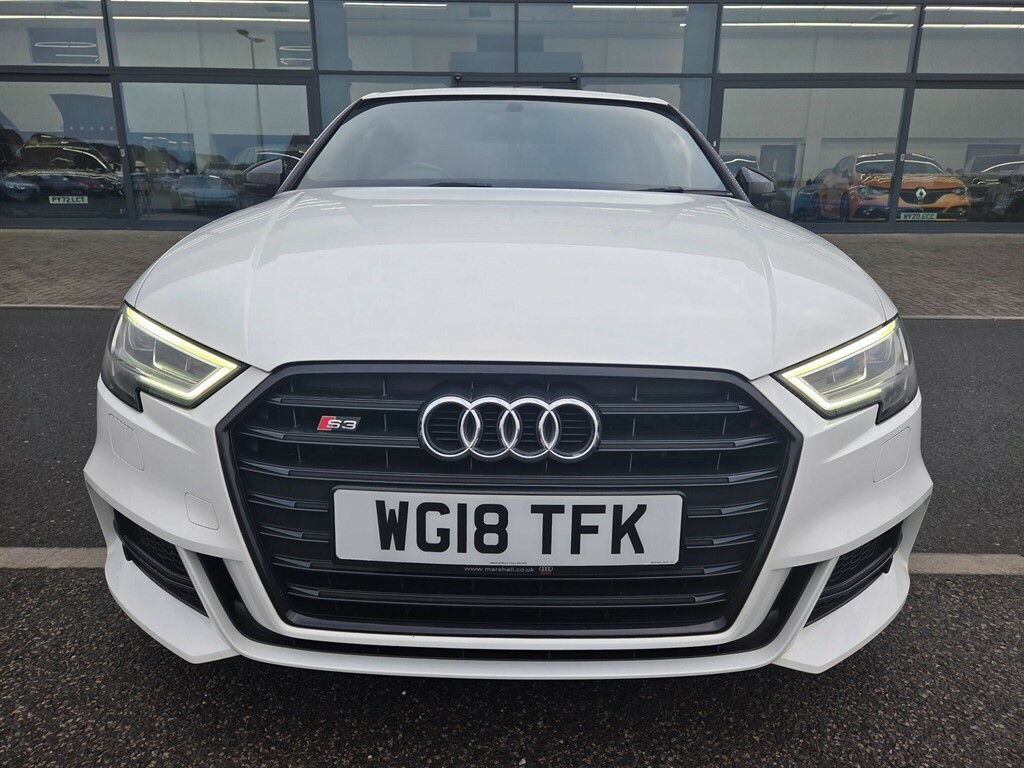 Audi S3 2.0 Tfsi Black Edition S Tronic Quattro Euro 6 S WG18TFK White #5