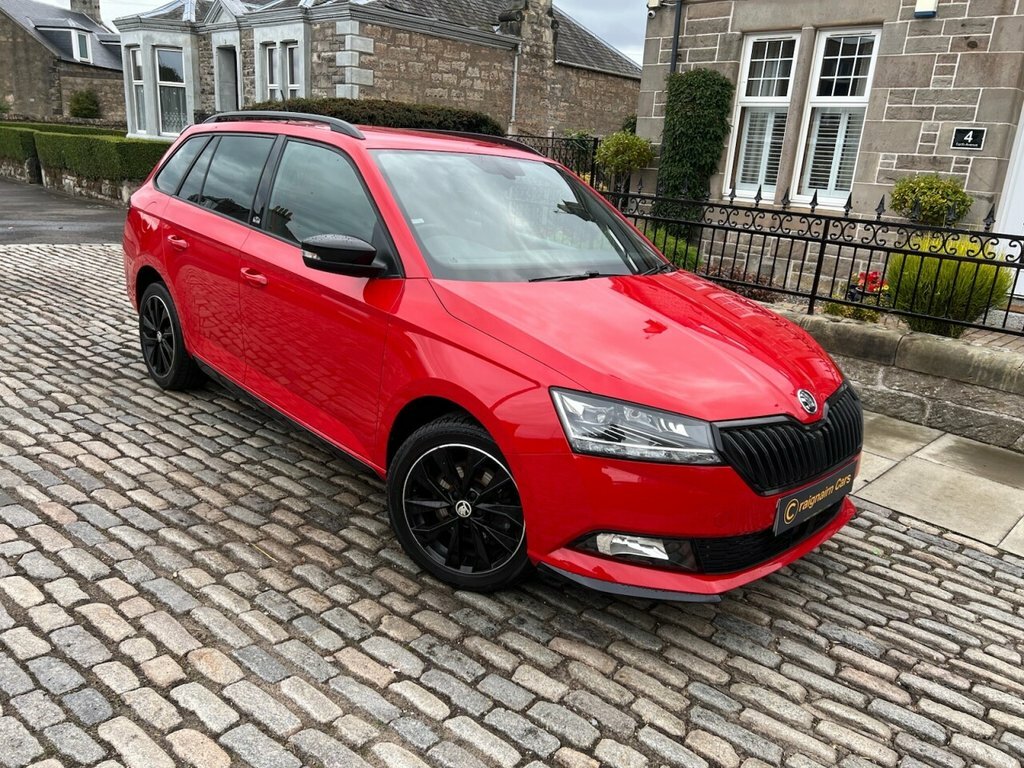 Skoda Fabia Estate Red