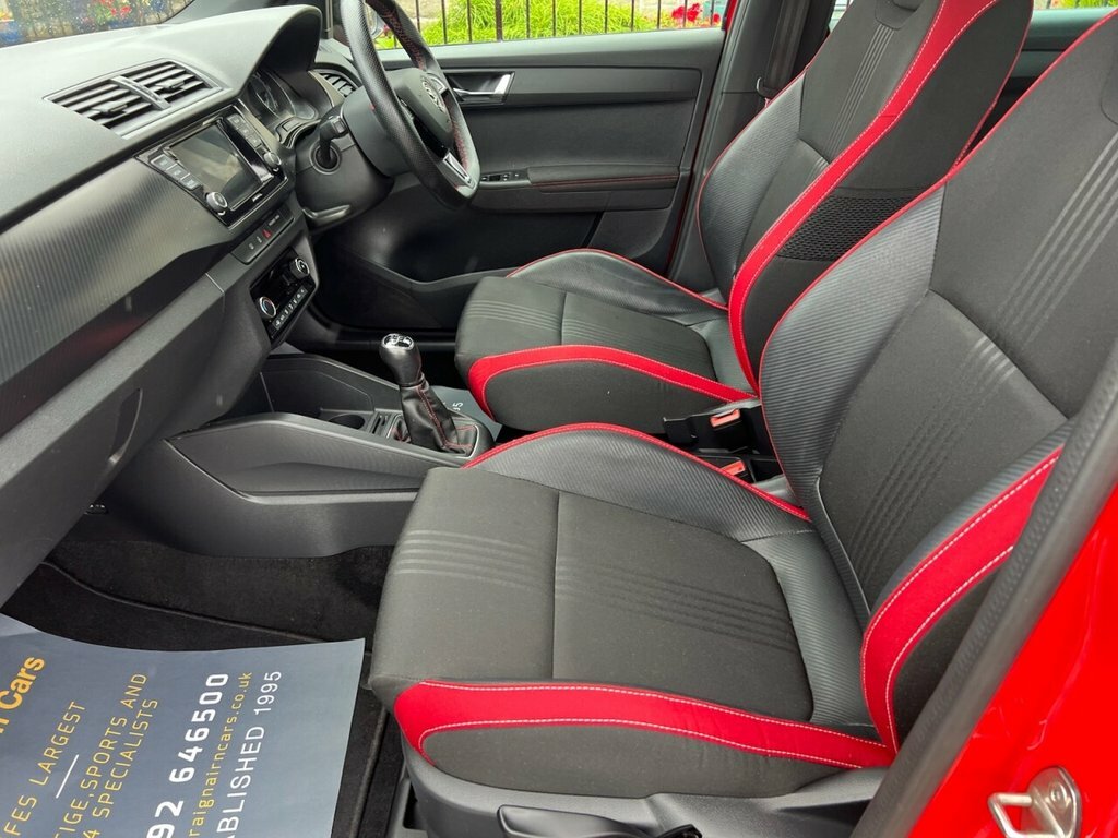 Skoda Fabia Estate SK68VH Red #2