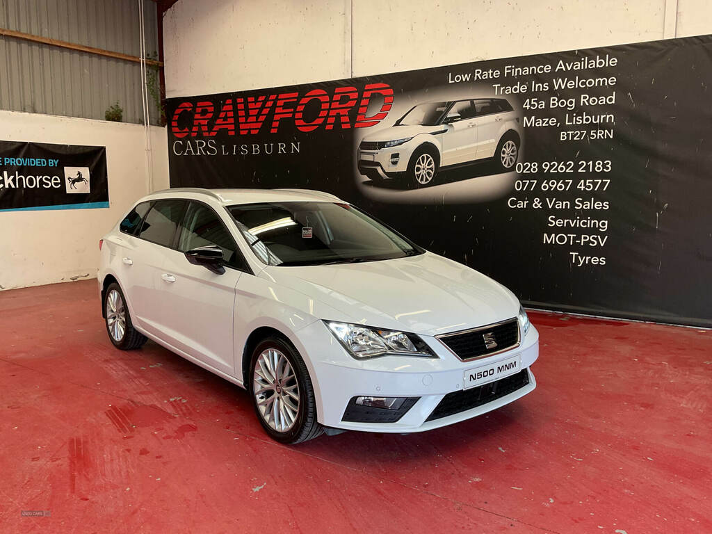 Seat Leon 1.6 Tdi Se Dynamic Ez White