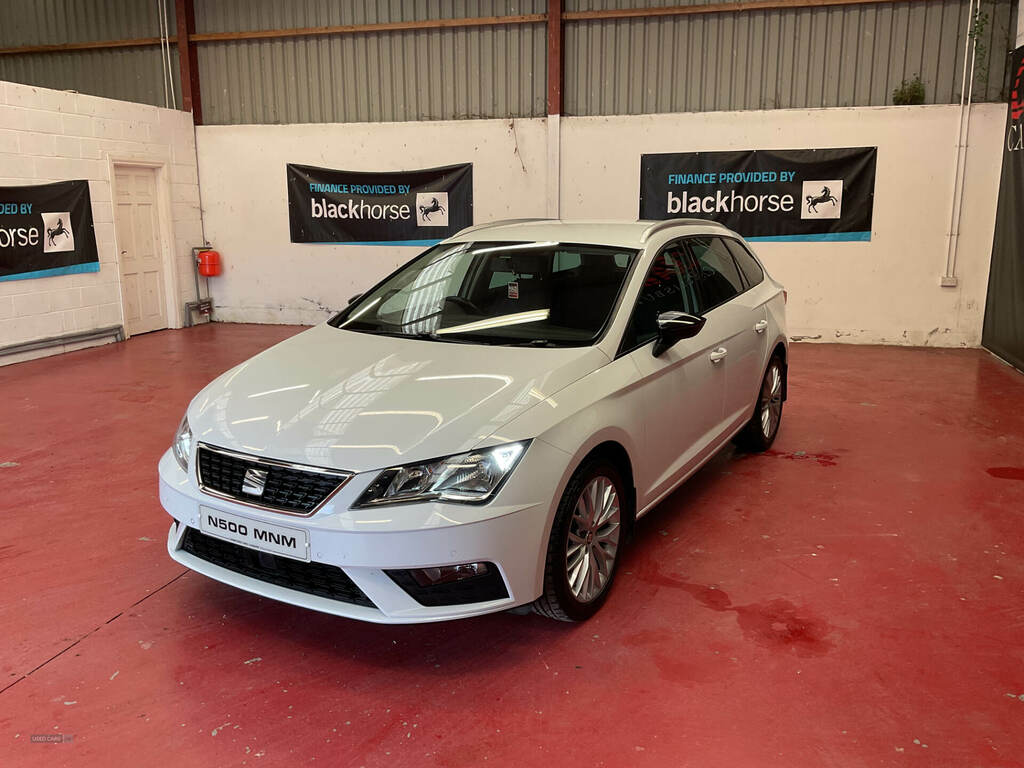 Seat Leon 1.6 Tdi Se Dynamic Ez White #6