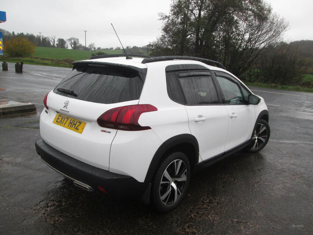 Peugeot 2008 1.6 Bluehdi 120 Gt Line EX17HHZ White #4