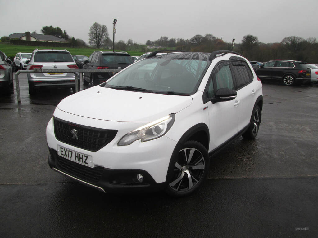 Peugeot 2008 1.6 Bluehdi 120 Gt Line EX17HHZ White #2