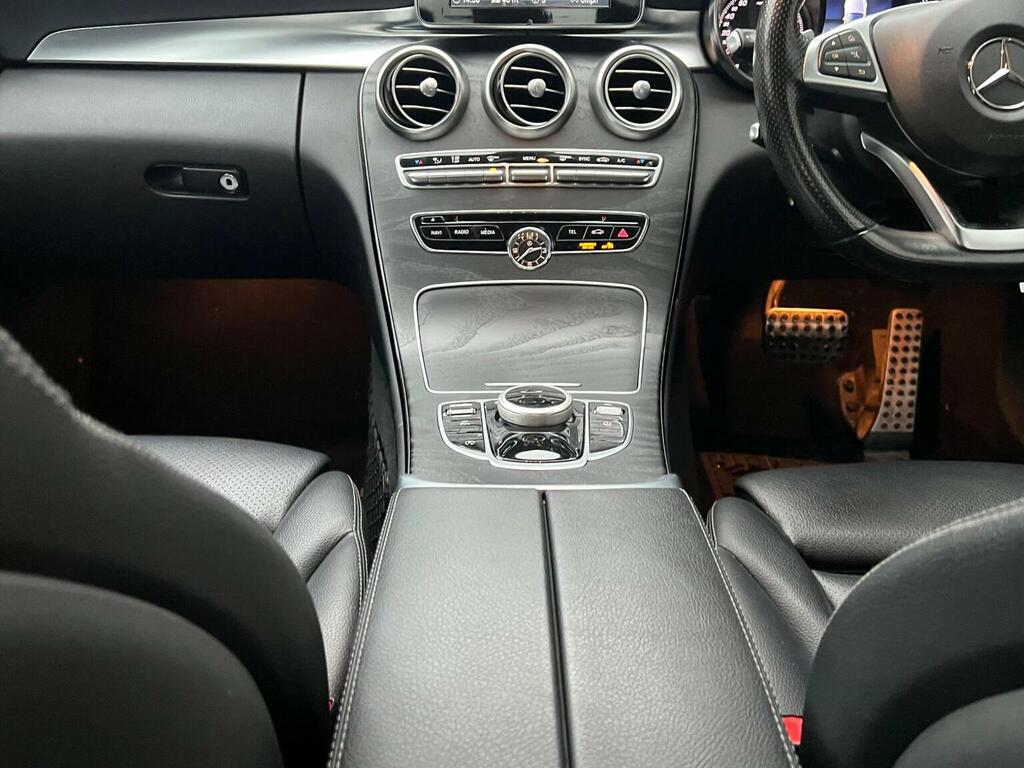 Mercedes-Benz C Class Saloon 2.1 C220d Amg Line G-tronic Euro 6 Ss 4 YE18SNZ Silver #3