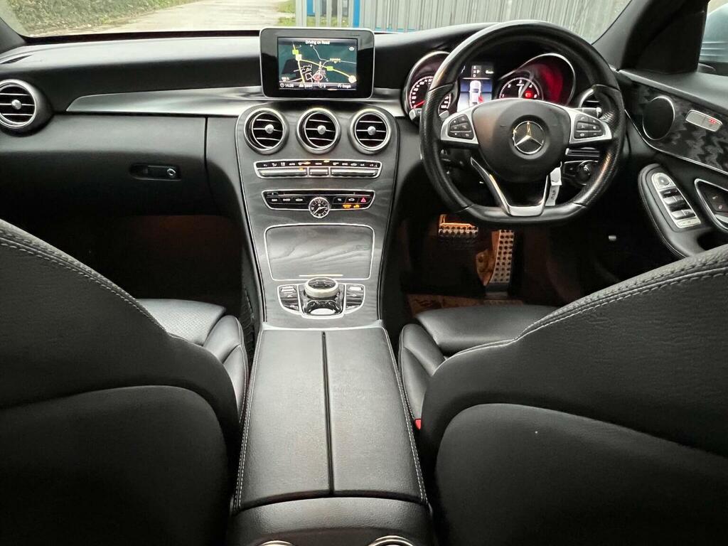 Mercedes-Benz C Class Saloon 2.1 C220d Amg Line G-tronic Euro 6 Ss 4 YE18SNZ Silver #3