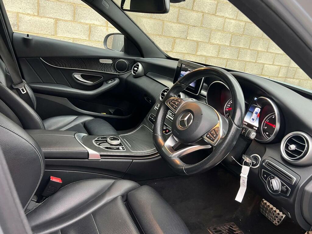 Mercedes-Benz C Class Saloon 2.1 C220d Amg Line G-tronic Euro 6 Ss 4 YE18SNZ Silver #4