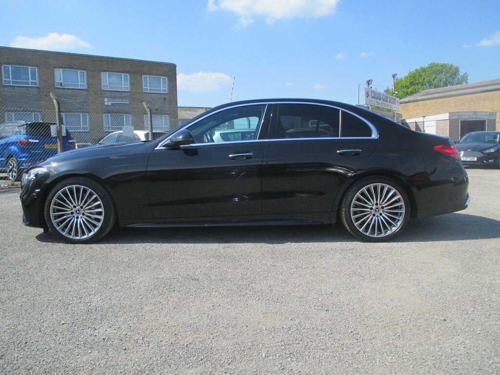 Mercedes-Benz C Class Saloon 2.0 C220dh Mhev Amg Line Premium G-tronic Black #6