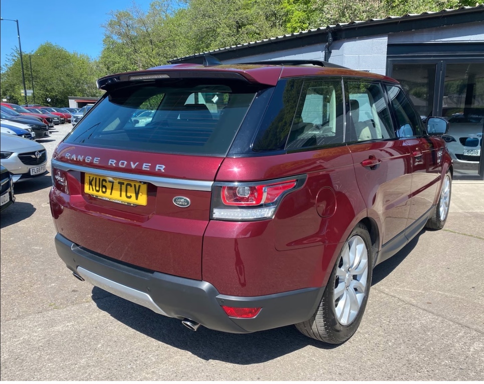 Land Rover Range Rover Sport Land Rover Range Rover Sport 3.0Sd Hse Metall KU67TCV Red #6