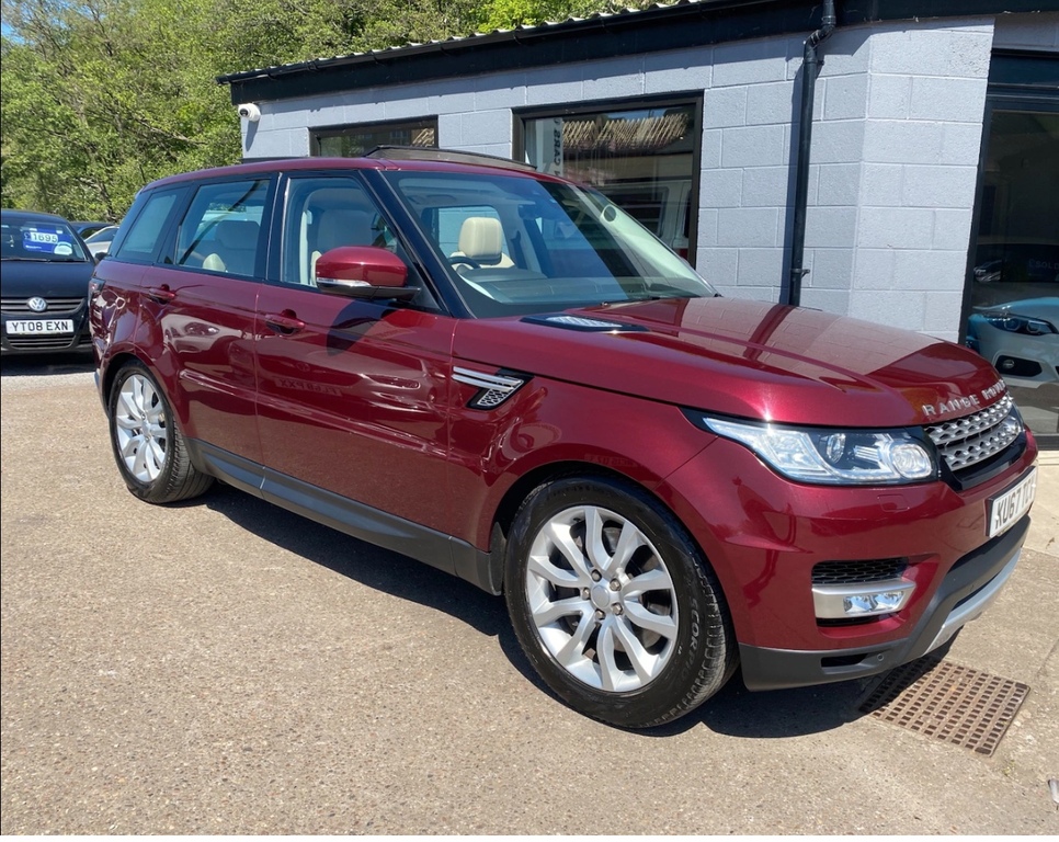 Land Rover Range Rover Sport Land Rover Range Rover Sport 3.0Sd Hse Metall KU67TCV Red #3