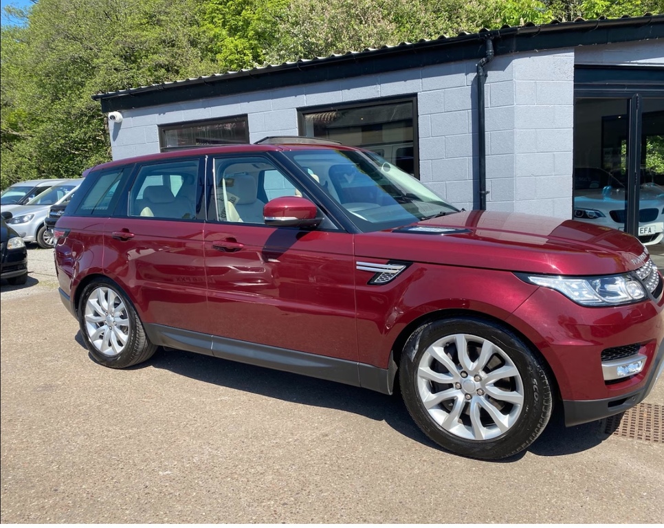 Land Rover Range Rover Sport Land Rover Range Rover Sport 3.0Sd Hse Metall KU67TCV Red #4