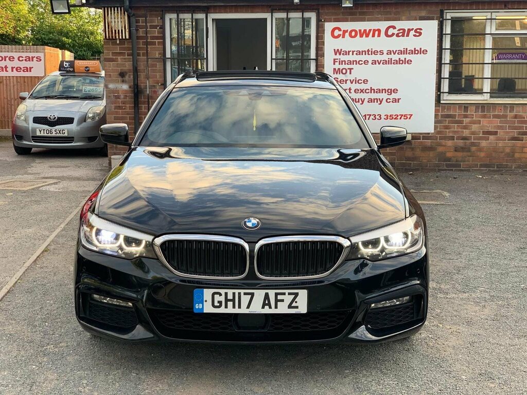 BMW 5 Series 3.0 530D M Sport Touring Xdrive Euro 6 S S GH17AFZ Black #2