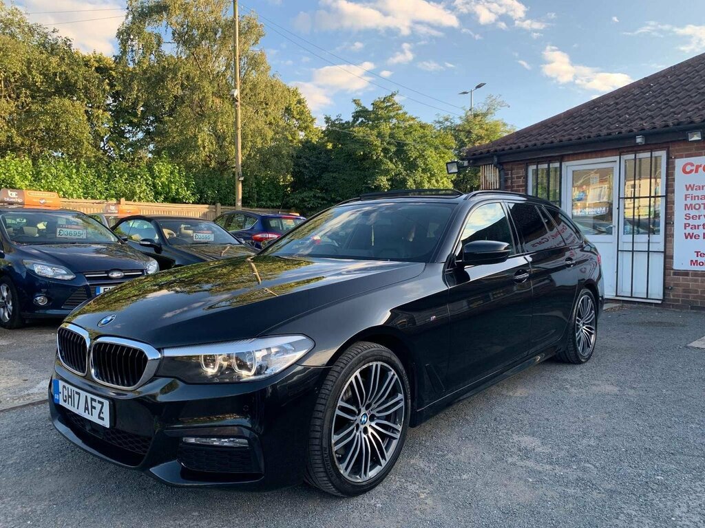BMW 5 Series 3.0 530D M Sport Touring Xdrive Euro 6 S S GH17AFZ Black #3