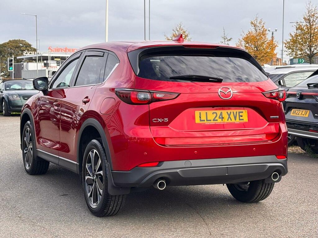 Mazda CX-5 2.0 E-skyactiv G Mhev Exclusive-line Euro 6 Red #4