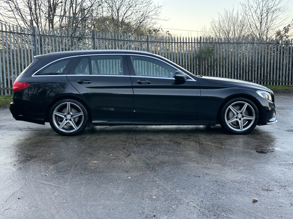 Mercedes-Benz C Class 2.1 C220 D Amg Line AF17WKZ Black #4