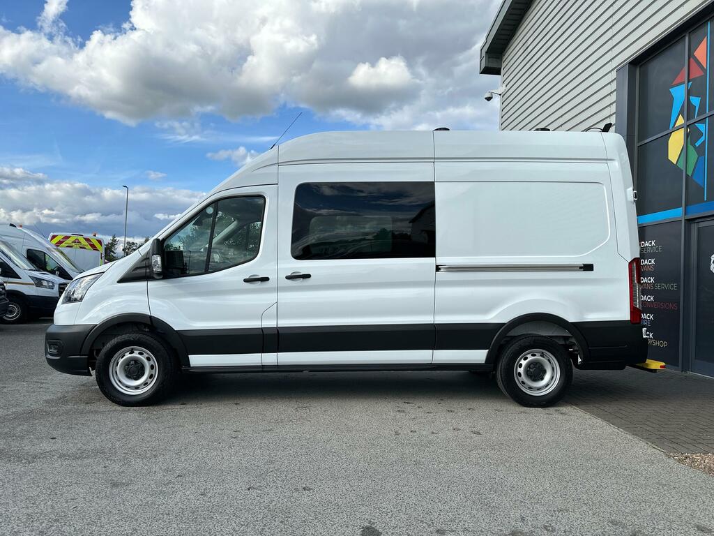 Ford Transit Custom Leader L3h3,toilet, Mess, Kitchen, Welfare, Van Mi HN74PHA White #2