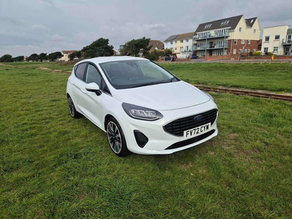Ford Fiesta Titanium X Mhev Mild Hybrid FV72CYW White #2