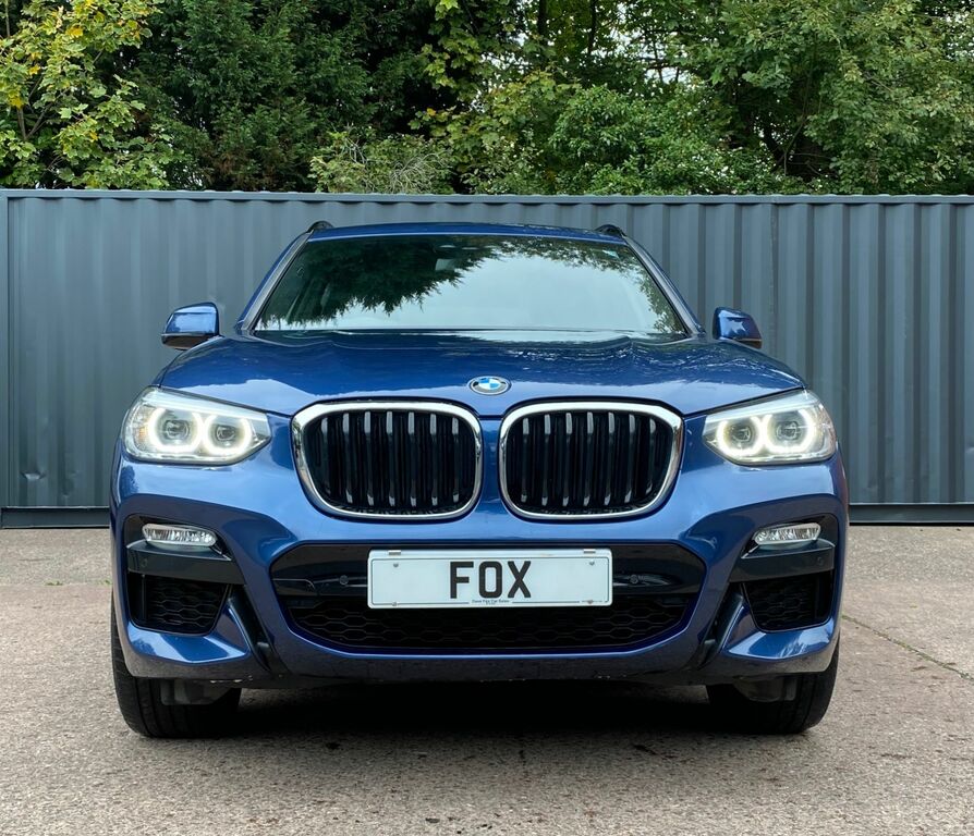 BMW X3 2018 2.0 20D M Sport Suv Xdrive Eu EF18GLJ Blue #3