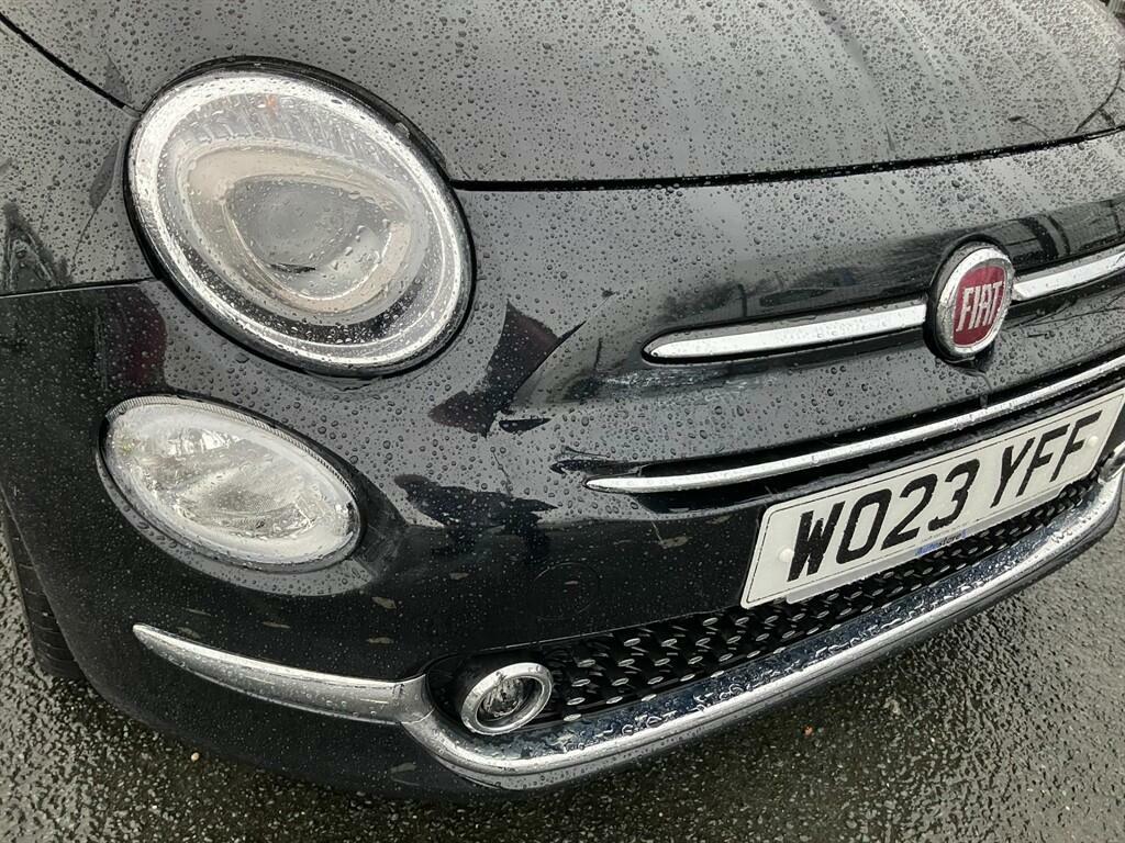 Fiat 500 1.0 Mhev Euro 6 Ss W023YFF Black #2