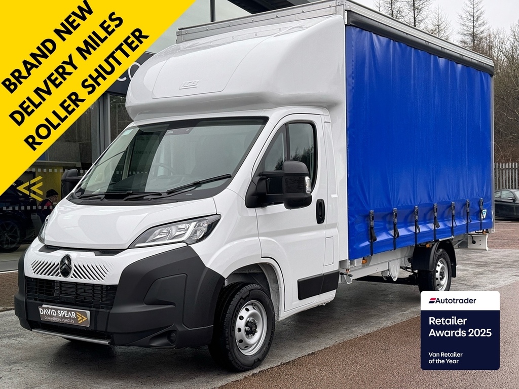 Citroen Relay Curtain Side 140Ps 3.5 Ton 4.5M Body Length With C White