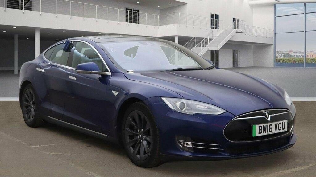 Tesla Model S Hatchback Blue