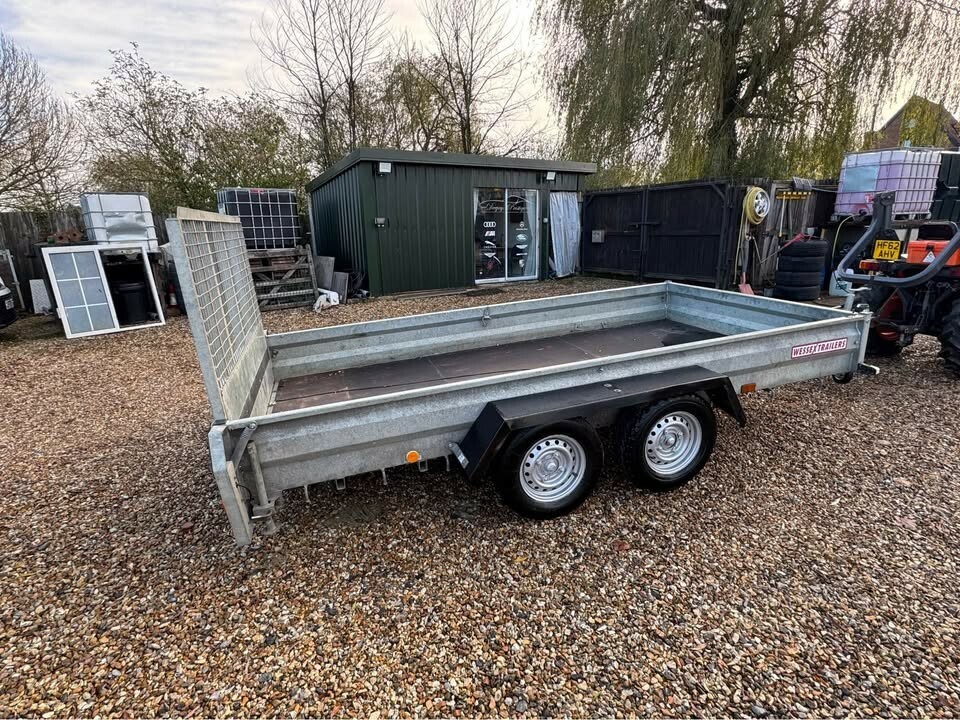 Ford Transit Courier Wessex Plant Trailer Silver #2