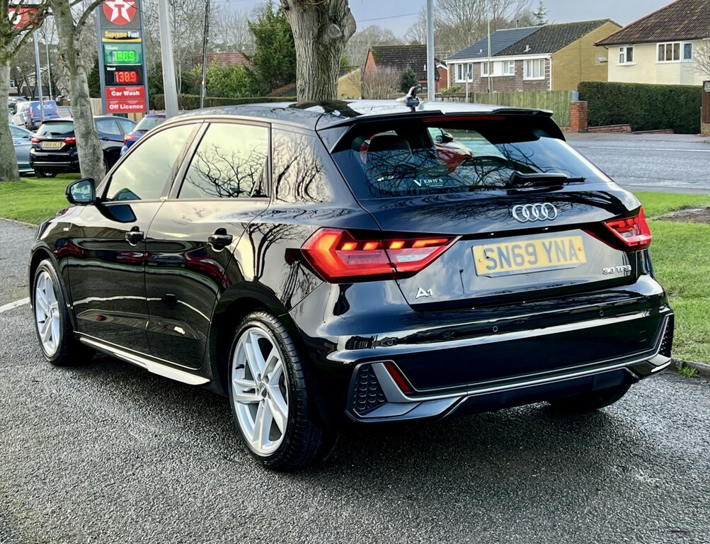 Audi A1 Hatchback 1.0 Tfsi 30 S Line 201969 SN69YNA Black #5