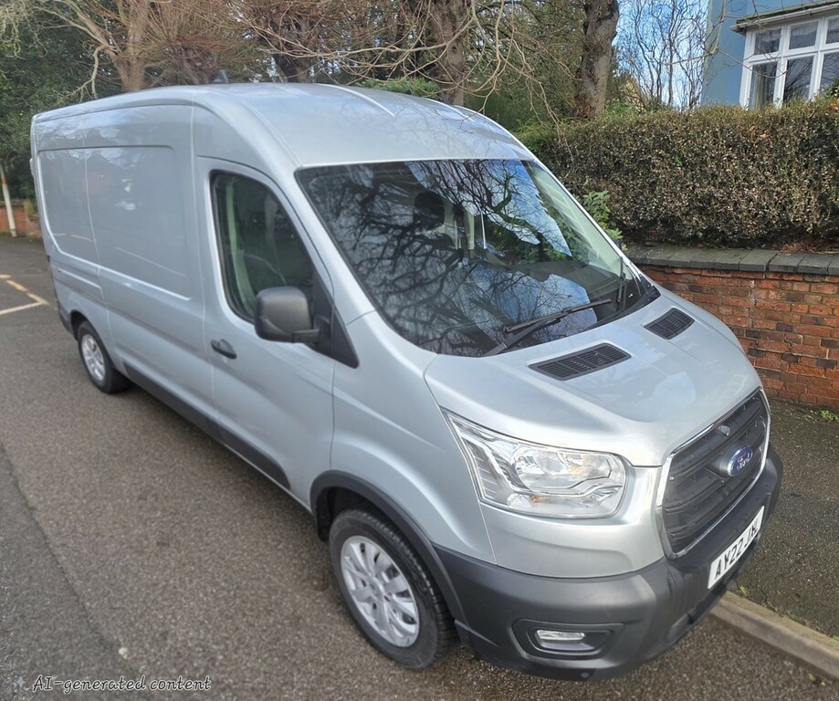 Ford Transit Custom 2.0 Transit Trend Van 290 L2 2.0L Ecoblue 130Ps Fw AY22JXL Silver #3
