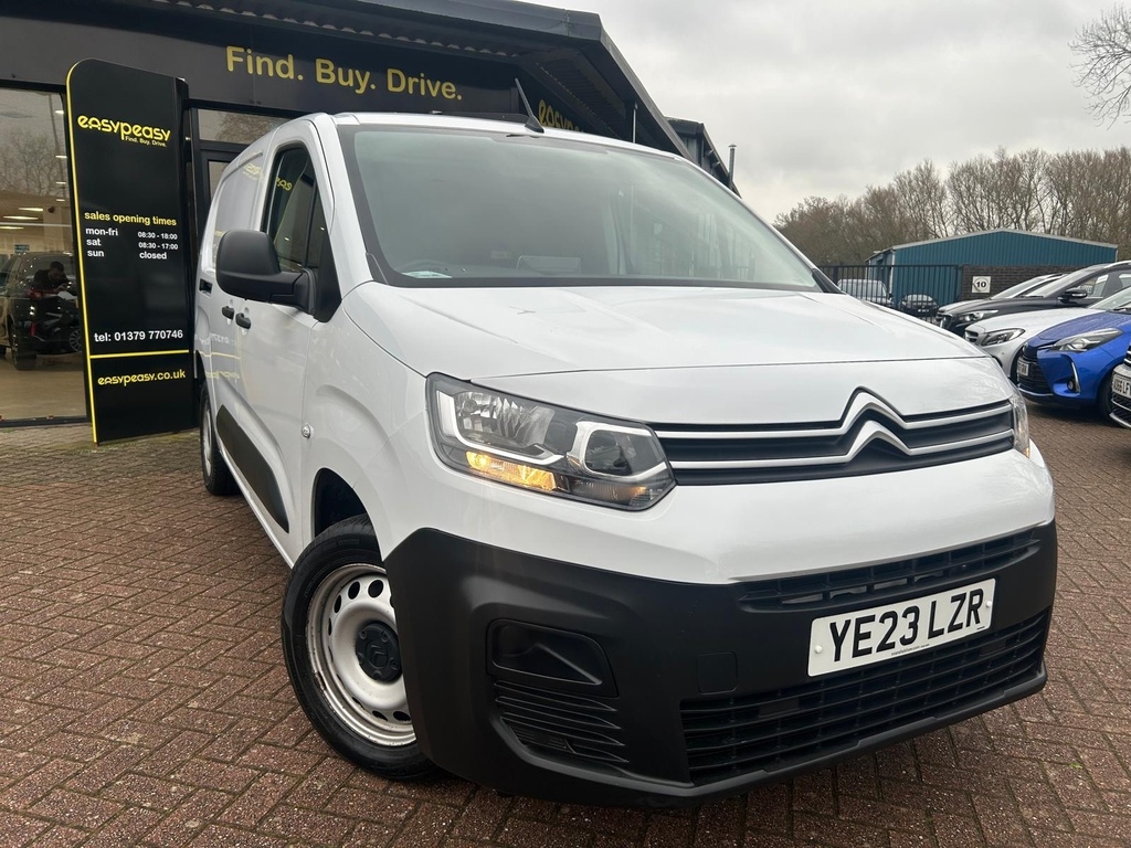 Citroen Berlingo 1.5 Bluehdi 950Kg Enterprise Ed 100Ps 6 Speed Ss White