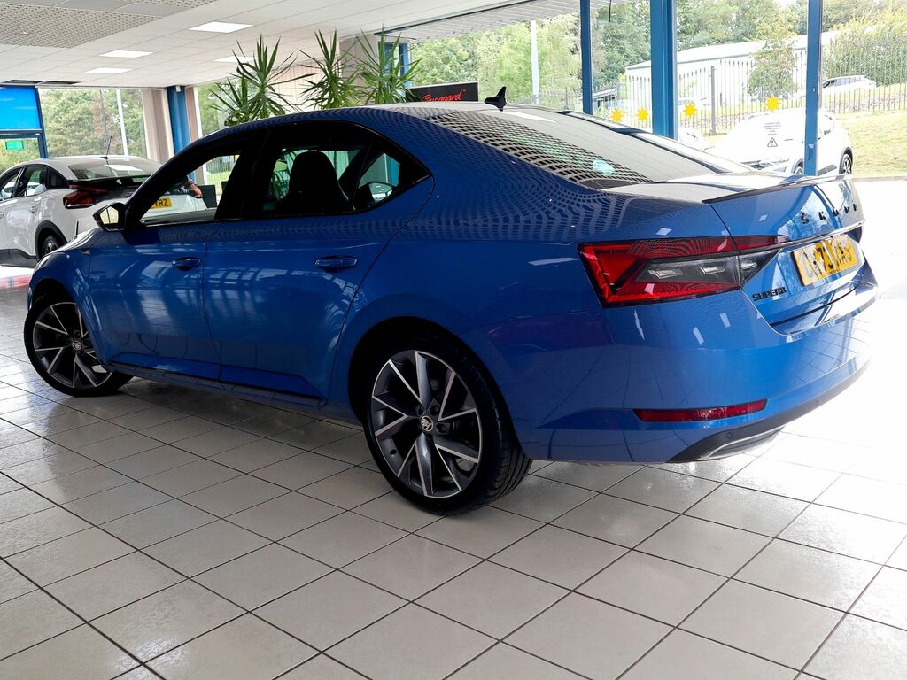 Skoda Superb 1.5 Sportline Plus Tsi Dsg Blue #2