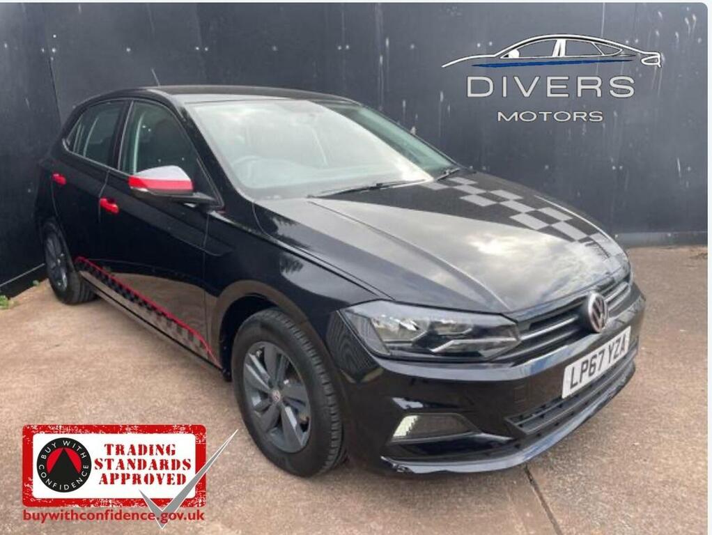 Volkswagen Polo Hatchback 1.0 Se Euro 6 Ss 201867 Black