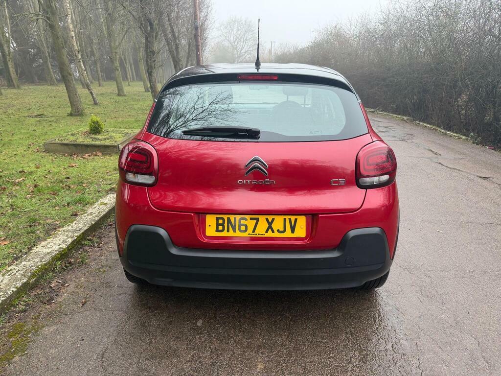 Citroen C3 1.2 Puretech Feel Euro 6 BN67XJV Red #4