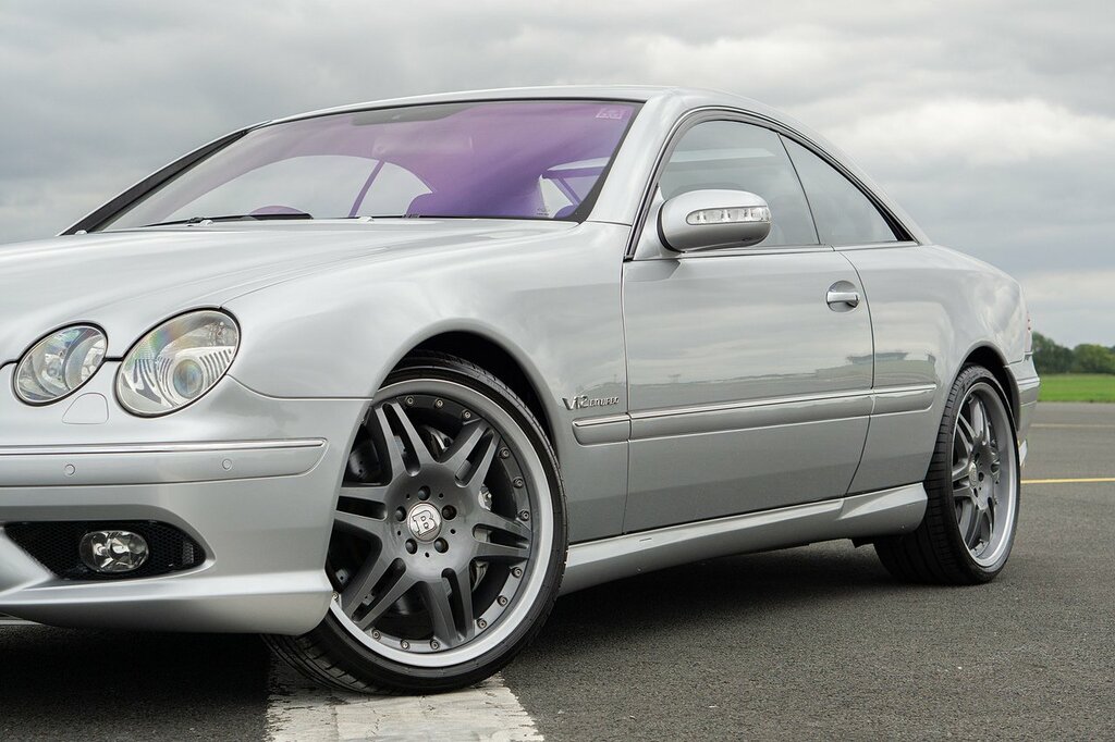Mercedes-Benz CL Coupe Silver #6