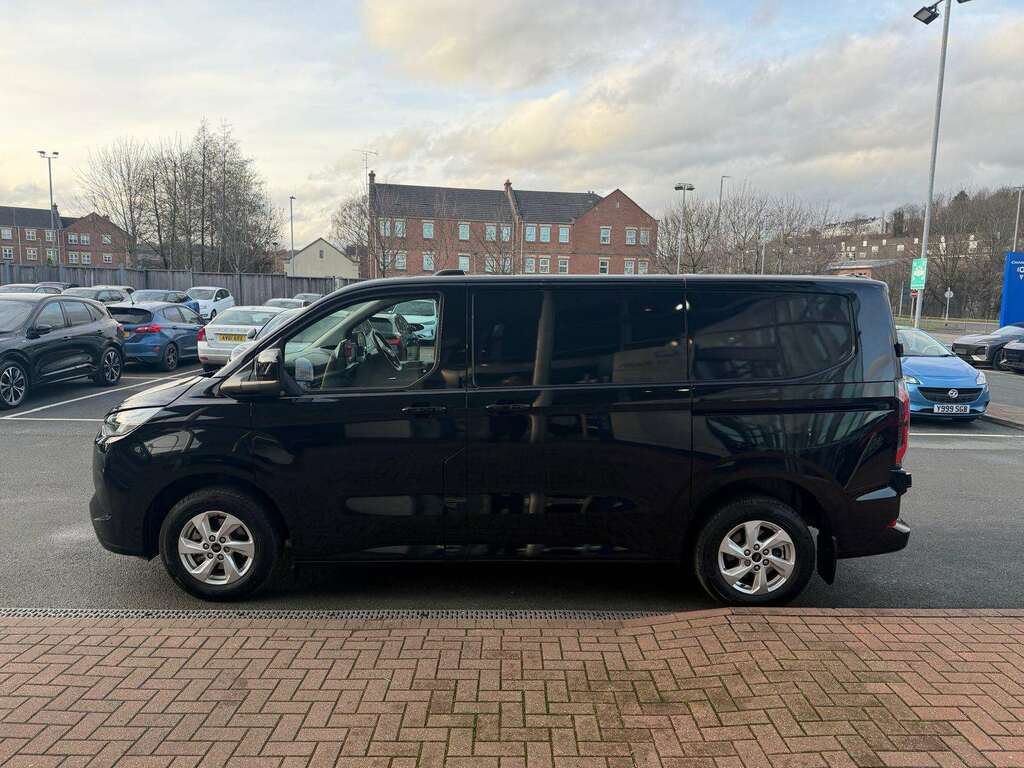 Ford Transit Custom 100Kw 65Kwh H1 Van Limited YF25BOV Black #4